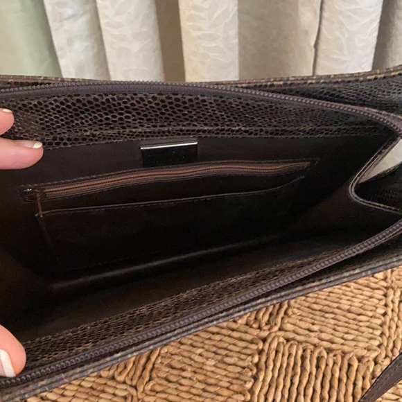 Stuart Weitzman Python Snake Skin Embossed Bag - Picture 7 of 13